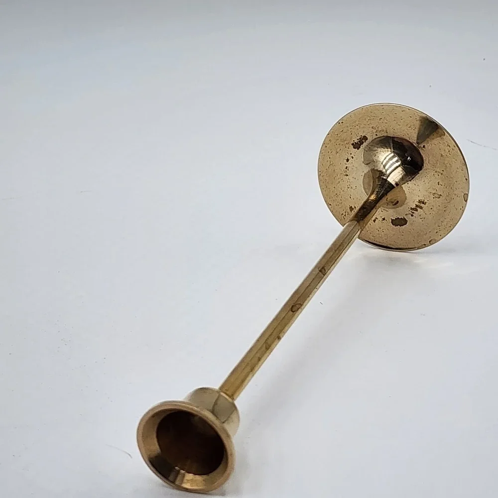 Vintage Interpur Brass Taper Candlestick Holder 7.75